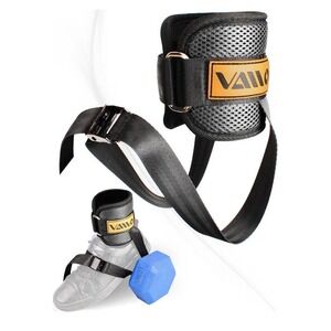 VAIIO Adjustable Weight Dumbbell Ankle Straps, Single Black/Gray NEW